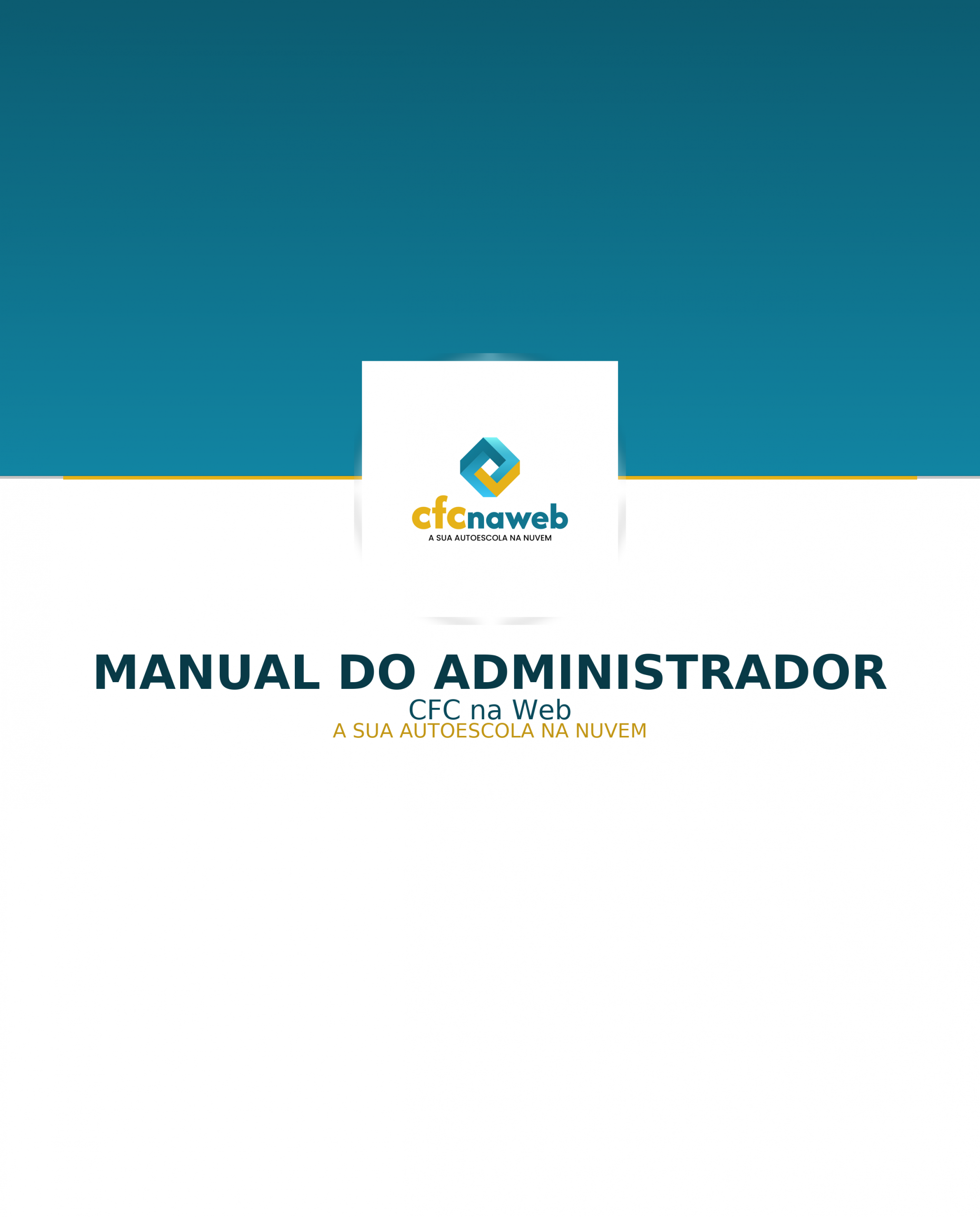 Manual de uso sistema CFC na Web